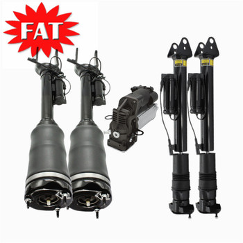 Airsusfat 1 Set/5 PCS Front&Rear Air Shock Absorbers For Mercedes ML W164 with ADS Air Compressor 1643206013 1643201204